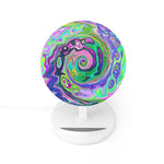 Colorful Groovy Abstract Induction Charger for Phones