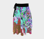 Wrap Skirts, Elegant Aqua and Purple Limelight Hydrangea Detail