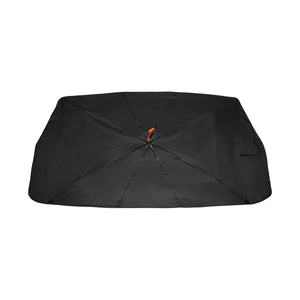 Car Umbrella Sunshades, Trippy Black and Magenta Retro Liquid Swirl