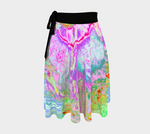 Wrap Skirts, Psychedelic Hot Pink and Ultra-Violet Hibiscus