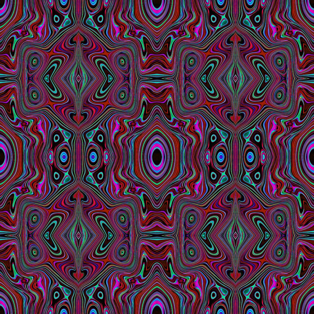 Car Seat Covers, Trippy Seafoam Green and Magenta Abstract Pattern