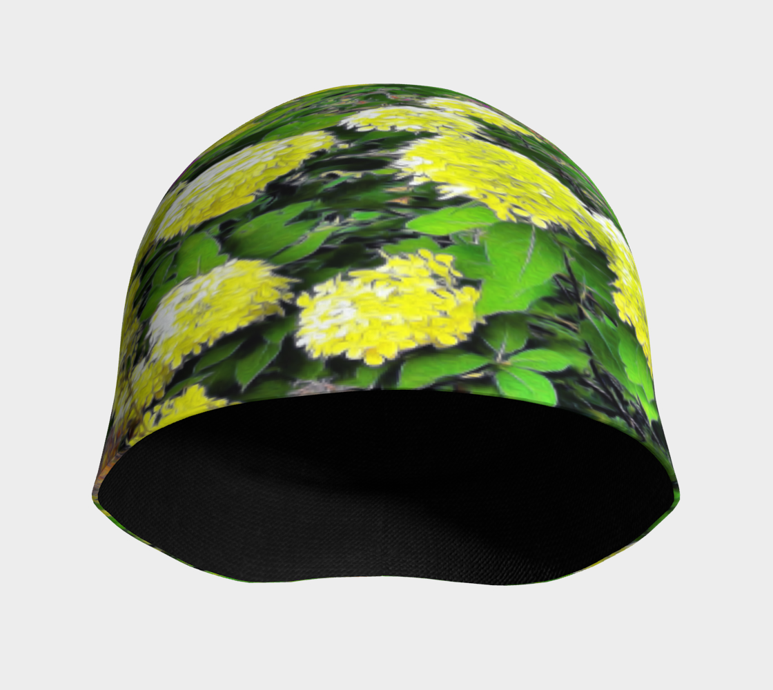 Beanie Hat, Chartreuse Green Limelight Hydrangea Garden