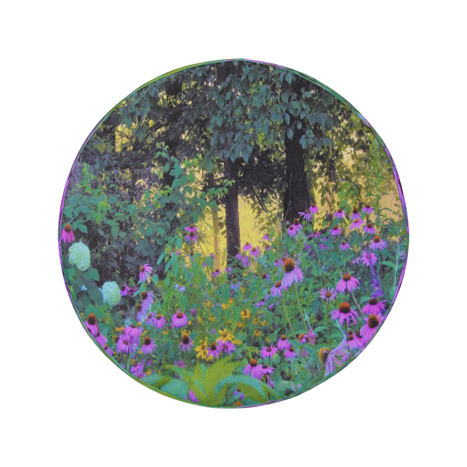 Spare Tire Covers, Hazy Morning Sunrise in My Rubio Garden - Large