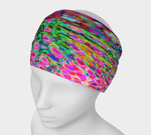 Headbands for Men and Women, Psychedelic Abstract Groovy Purple Sedum