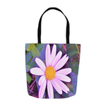 Floral Tote Bags, Pink Daisy Flower