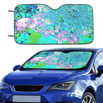 Auto Sun Shades, Elegant Pink and Blue Limelight Hydrangea