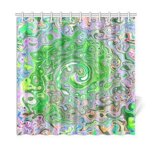 Colorful Groovy Shower Curtain