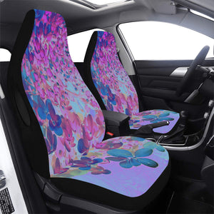 Car Seat Covers, Elegant Dark Blue and Magenta Limelight Hydrangea