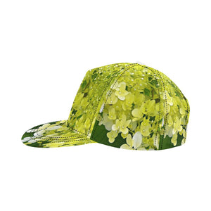 Snapback Hats, Elegant Chartreuse Green Limelight Hydrangea