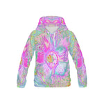 Hoodies for Kids, Psychedelic Hot Pink and Ultra-Violet Hibiscus