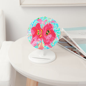 Colorful Floral Induction Charger