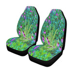 Car Seat Covers, Purple Coneflower Garden with Chartreuse Foliage