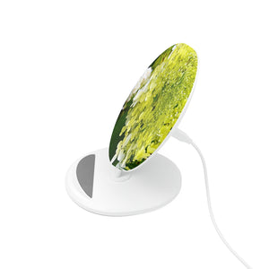 Induction Charger, Elegant Chartreuse Green Limelight Hydrangea