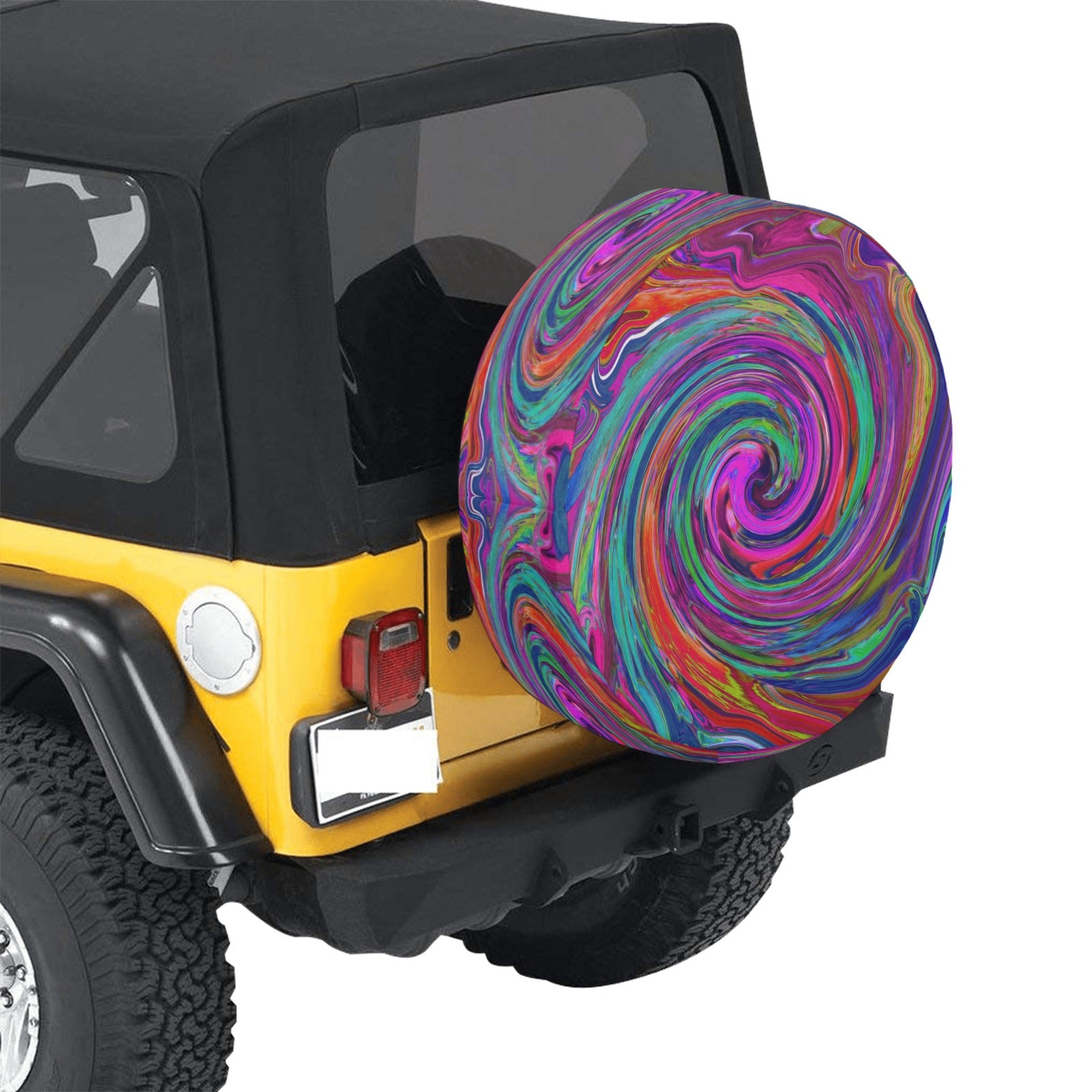 Psychedelic Spare Tire Cover