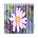 Shower Curtains, Pink Daisy Flower - 72 by 72 Inches