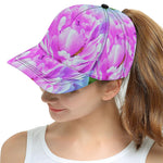 Snapback Hats for Women, Stunning Double Pink Peony Flower Detail