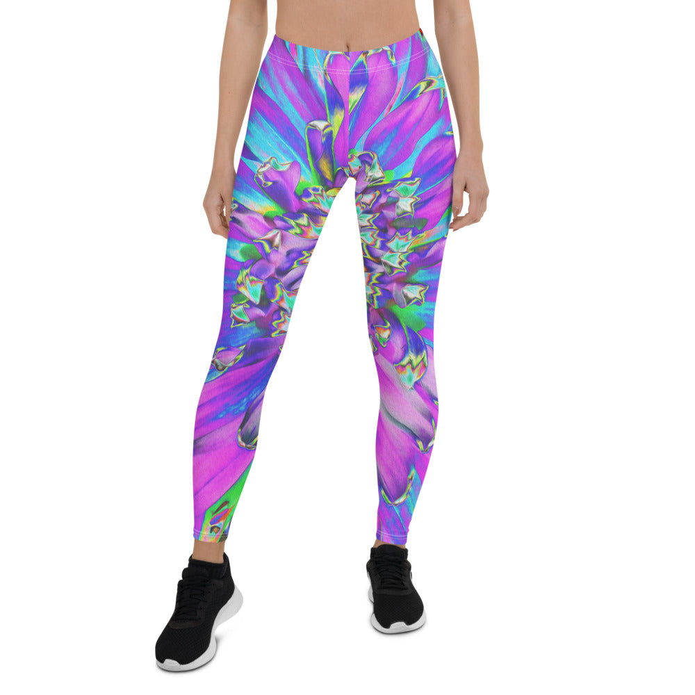 Colorful Floral Leggings for Women