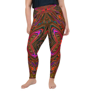 Trippy Plus Size Leggings