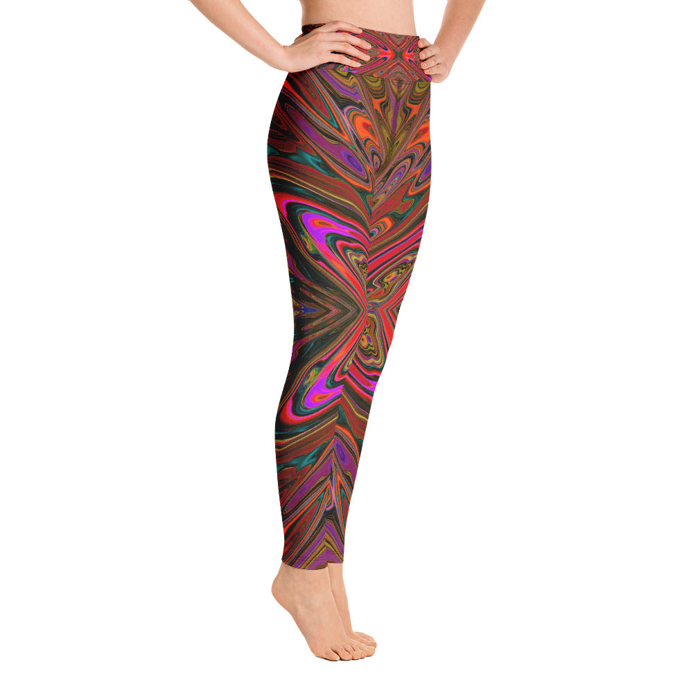 Psychedelic Yoga Leggings for Women