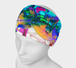 Headbands for Women, Stunning Watercolor Rainbow Cactus Dahlia