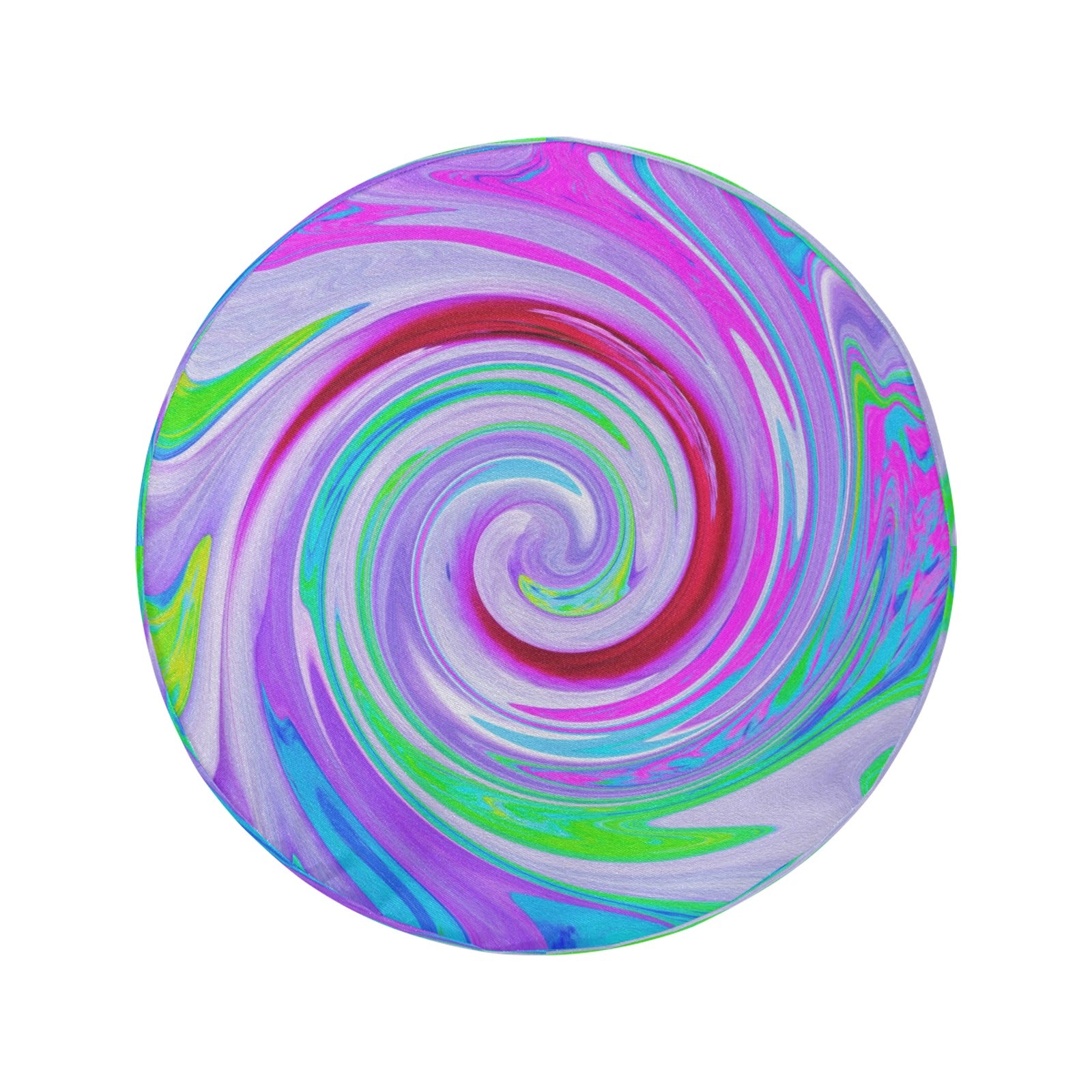 Spare Tire Covers - Groovy Abstract Red Swirl on Purple and Pink - Large