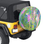 Colorful Floral Large Spare Tire Covers