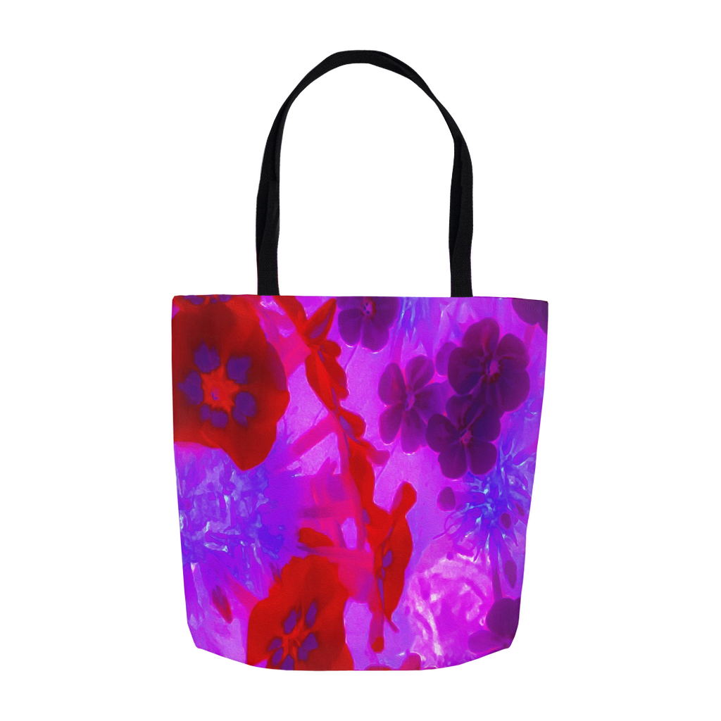 Tote Bags, Pretty Purple and Red Garden Phlox Flowers – My Rubio Garden