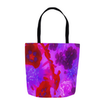 Tote Bags, Pretty Purple and Red Garden Phlox Flowers