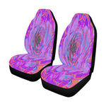 Car Seat Covers, Purple and Magenta Succulent Sedum Rosette