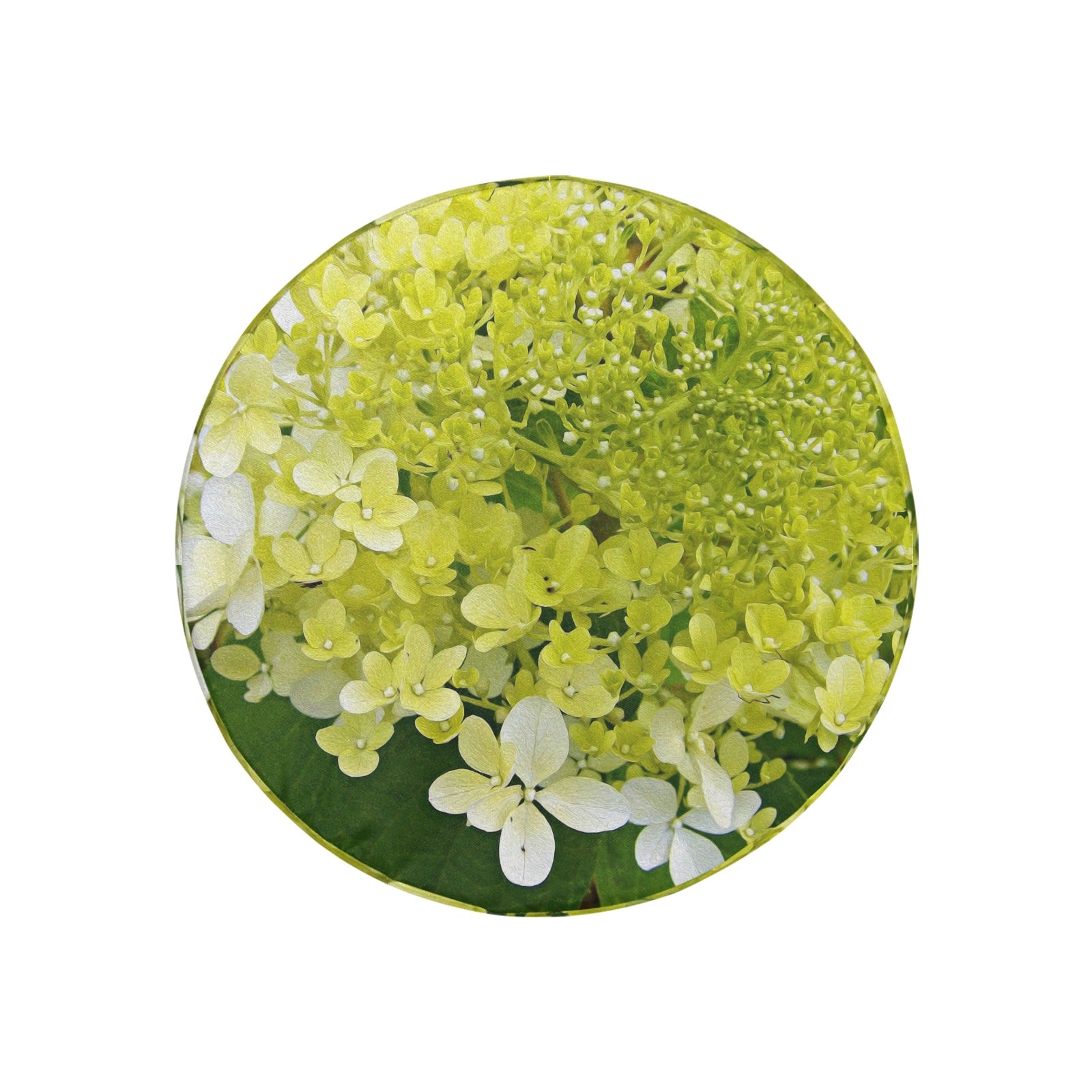 Spare Tire Covers, Elegant Chartreuse Green Limelight Hydrangea - Small