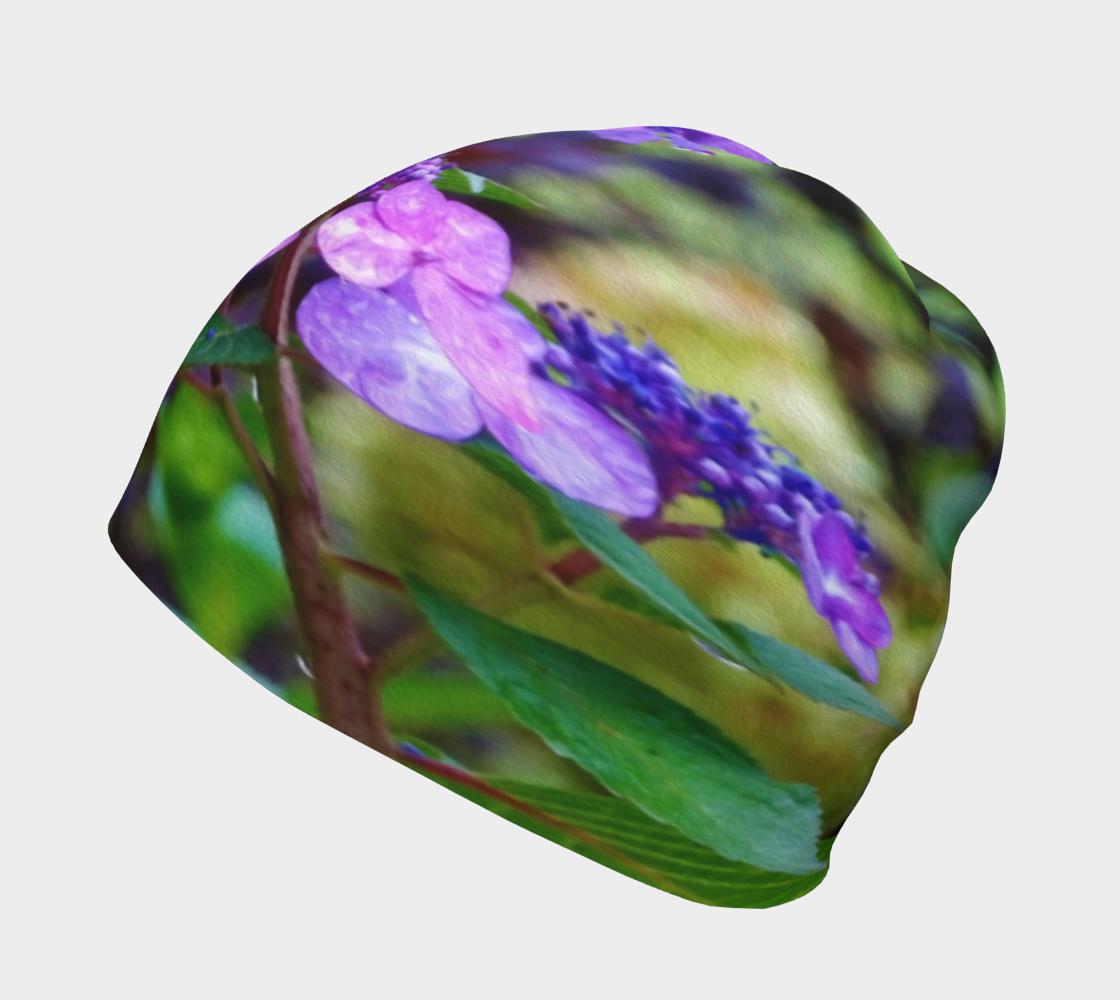 Beanie Hats, Purple Twist and Shout Hydrangea Flower