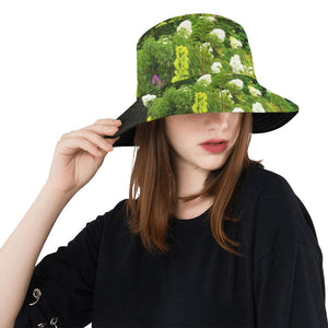 Bucket Hats, Limelight Hydrangeas in My Rubio Garden