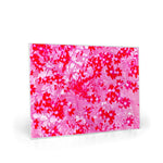 Glass Cutting Boards, Pretty Red Flowers