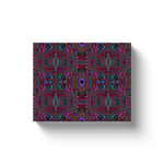 Canvas Wrapped Art Prints, Trippy Seafoam Green and Magenta Abstract Pattern